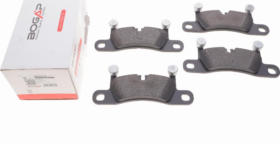 BOGAP A8210129 - Тормозные колодки, дисковые, комплект abcparts.ee