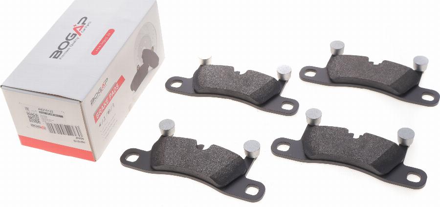 BOGAP A8210122 - Тормозные колодки, дисковые, комплект abcparts.ee