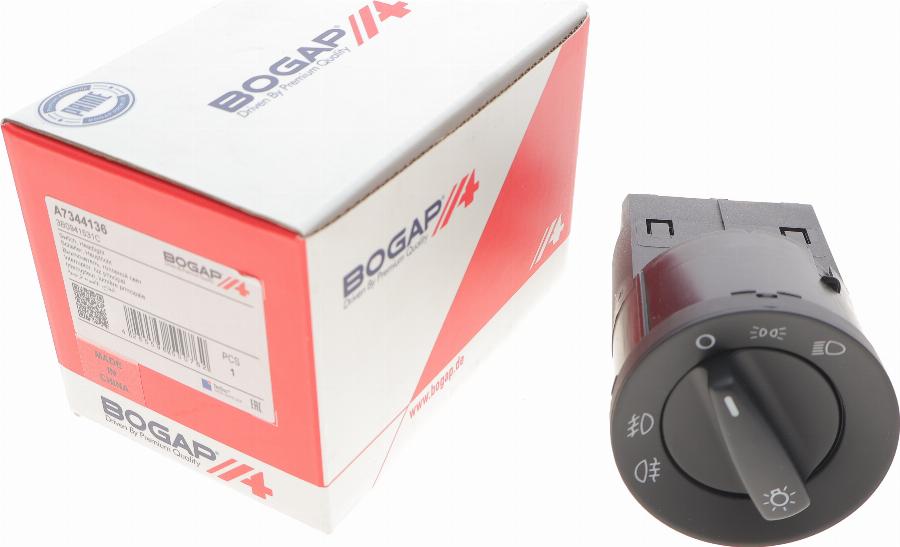 BOGAP A7344136 - Выключатель, головной свет abcparts.ee