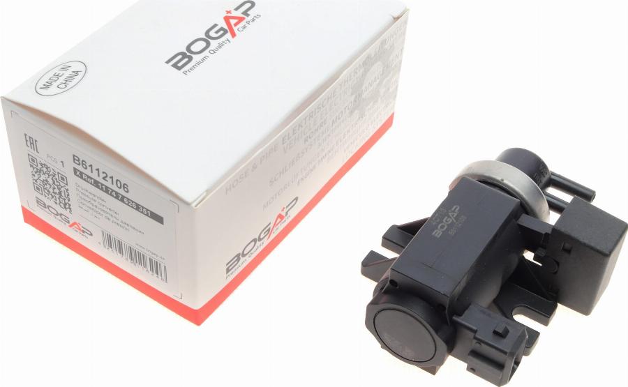 BOGAP B6112106 - Преобразователь давления турбины, клапан abcparts.ee