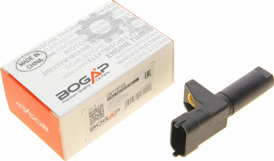 BOGAP C6115103 - Датчик положения Коленвала, RPM abcparts.ee