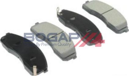 BOGAP K8210108 - Тормозные колодки, дисковые, комплект abcparts.ee