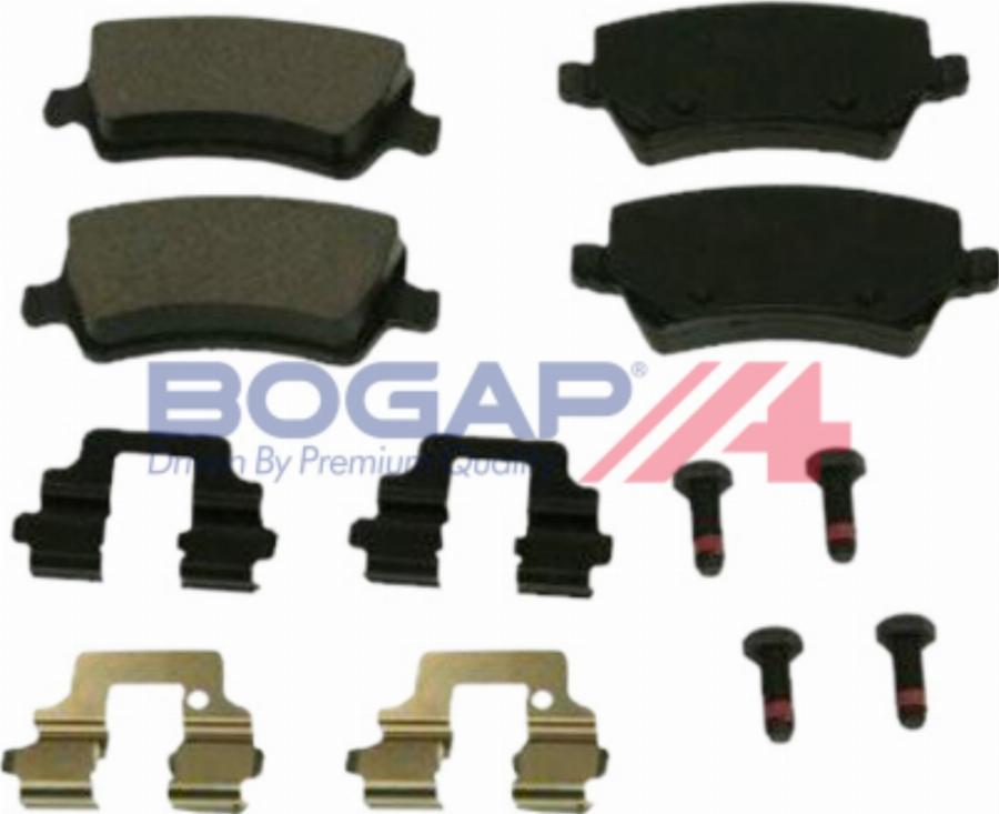 BOGAP V8210129 - Тормозные колодки, дисковые, комплект abcparts.ee
