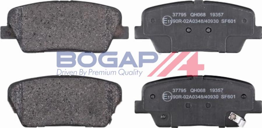 BOGAP Y8210218 - Тормозные колодки, дисковые, комплект abcparts.ee