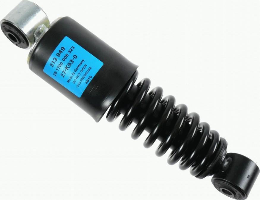 BOGE 27-K93-0 - Гаситель, крепление кабины abcparts.ee