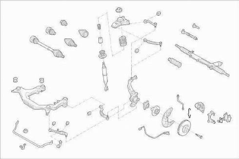 BOGE AUDI-A4AV-FB016 - Подвеска колеса abcparts.ee