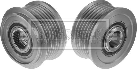 Borg & Beck BBA5088 - Шкив генератора, муфта abcparts.ee
