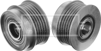 Borg & Beck BBA5027 - Шкив генератора, муфта abcparts.ee