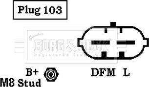 Borg & Beck BBA2178 - Generaator abcparts.ee