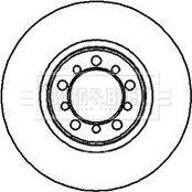 Borg & Beck BBD4919 - Тормозной диск abcparts.ee
