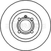Borg & Beck BBD4931 - Тормозной диск abcparts.ee
