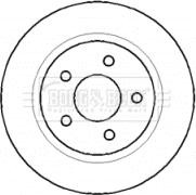 Borg & Beck BBD4403 - Тормозной диск abcparts.ee