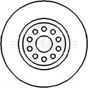 Borg & Beck BBD4439 - Тормозной диск abcparts.ee