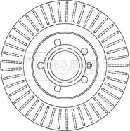 Borg & Beck BBD4548 - Тормозной диск abcparts.ee