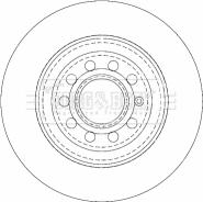 Borg & Beck BBD4507 - Тормозной диск abcparts.ee
