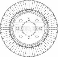 Borg & Beck BBD4512 - Тормозной диск abcparts.ee