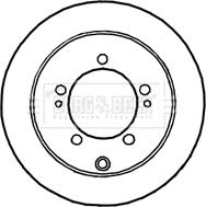 Borg & Beck BBD4644 - Тормозной диск abcparts.ee