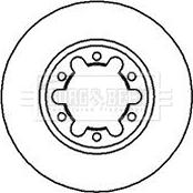Borg & Beck BBD4031 - Тормозной диск abcparts.ee