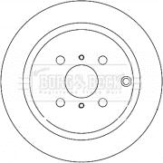 Borg & Beck BBD4364 - Тормозной диск abcparts.ee