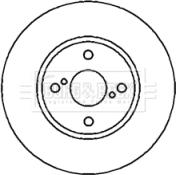 Borg & Beck BBD4381 - Тормозной диск abcparts.ee