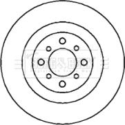Borg & Beck BBD4374 - Тормозной диск abcparts.ee