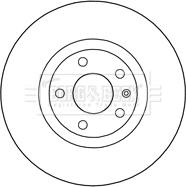 Borg & Beck BBD4243 - Тормозной диск abcparts.ee