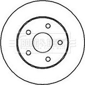 Borg & Beck BBD4247 - Тормозной диск abcparts.ee