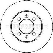 Borg & Beck BBD4204 - Тормозной диск abcparts.ee
