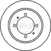Borg & Beck BBD4215 - Тормозной диск abcparts.ee