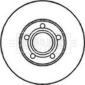 Borg & Beck BBD4220 - Тормозной диск abcparts.ee