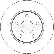 Borg & Beck BBD4768 - Тормозной диск abcparts.ee