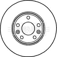 Borg & Beck BBD4780 - Тормозной диск abcparts.ee
