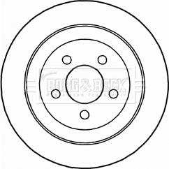 Borg & Beck BBD4735 - Тормозной диск abcparts.ee