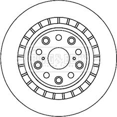 BENDIX 521266 - Тормозной диск abcparts.ee