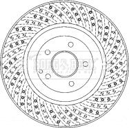 Borg & Beck BBD5917S - Тормозной диск abcparts.ee