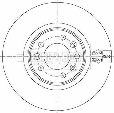Borg & Beck BBD5469 - Тормозной диск abcparts.ee