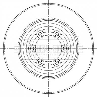 Borg & Beck BBD5409 - Тормозной диск abcparts.ee