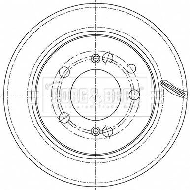 Borg & Beck BBD5474 - Тормозной диск abcparts.ee