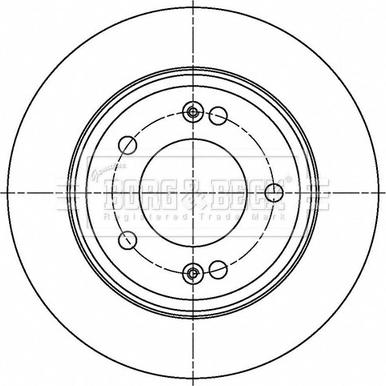 Borg & Beck BBD5521 - Тормозной диск abcparts.ee
