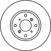 Borg & Beck BBD5090 - Тормозной диск abcparts.ee