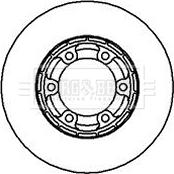 Borg & Beck BBD5098 - Тормозной диск abcparts.ee
