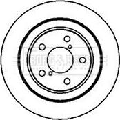 Borg & Beck BBD5047 - Тормозной диск abcparts.ee