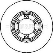 Borg & Beck BBD5006 - Тормозной диск abcparts.ee