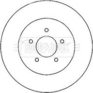 Borg & Beck BBD5146 - Тормозной диск abcparts.ee