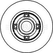 Borg & Beck BBD5889S - Тормозной диск abcparts.ee