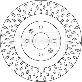 Borg & Beck BBD5354 - Тормозной диск abcparts.ee