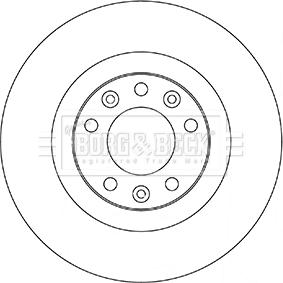 Borg & Beck BBD5356 - Тормозной диск abcparts.ee