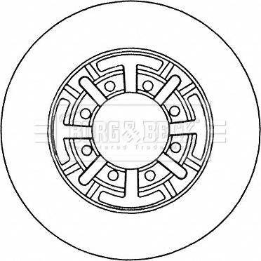 Borg & Beck BBD5718S - Тормозной диск abcparts.ee