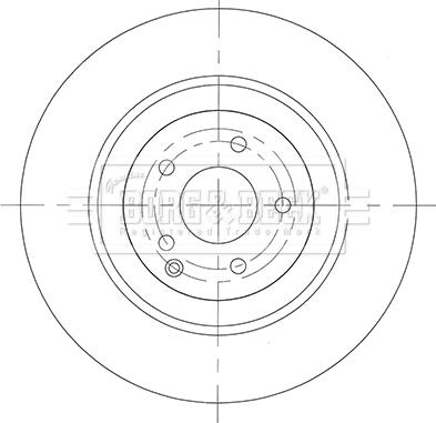 Borg & Beck BBD6092S - Тормозной диск abcparts.ee