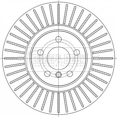 Borg & Beck BBD6072S - Тормозной диск abcparts.ee